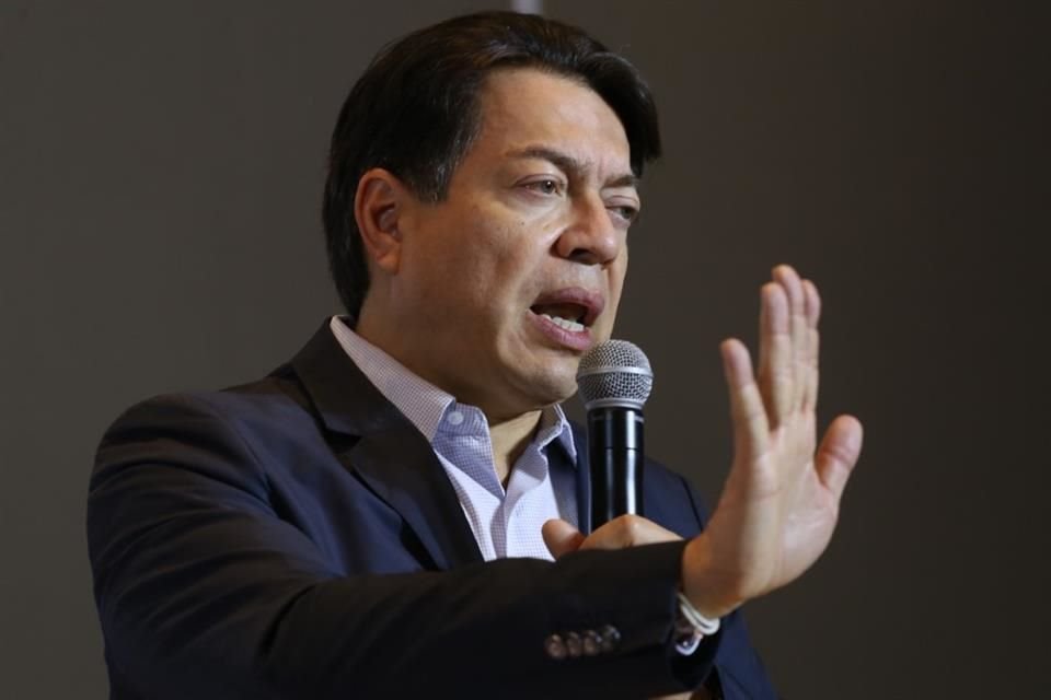 Mario Delgado, dirigente nacional de Morena.