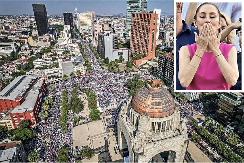 En su último mensaje como Jefa de Gobierno, Sheinbaum pidió a simpatizantes su apoyo en el proceso para definir a candidato de Morena.