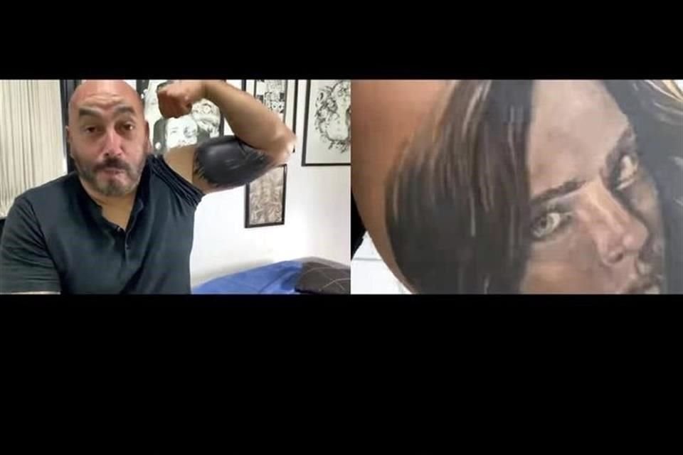 Lupillo Rivera compartió con sus seguidores en redes sociales cómo se borró el grabado del rostro de Belinda.