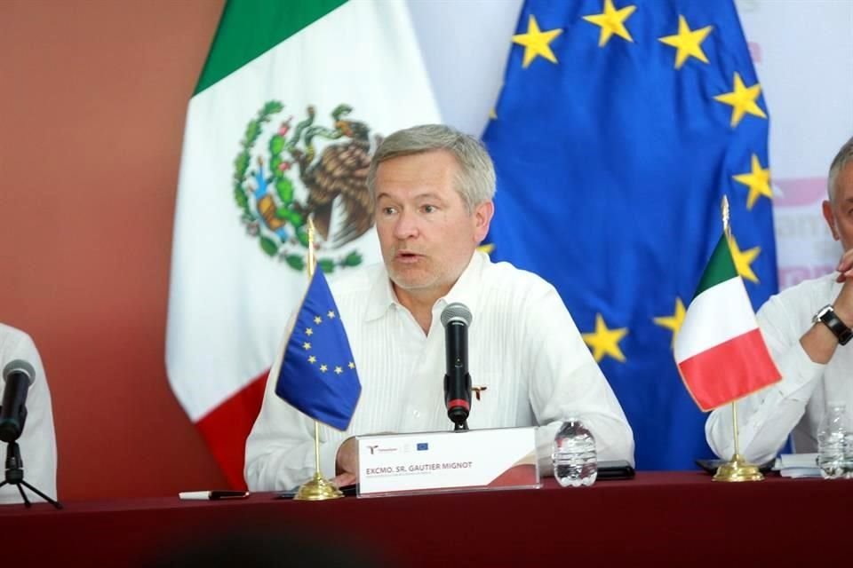 Gautier Mignot, Embajador de la Unión Europea en México.