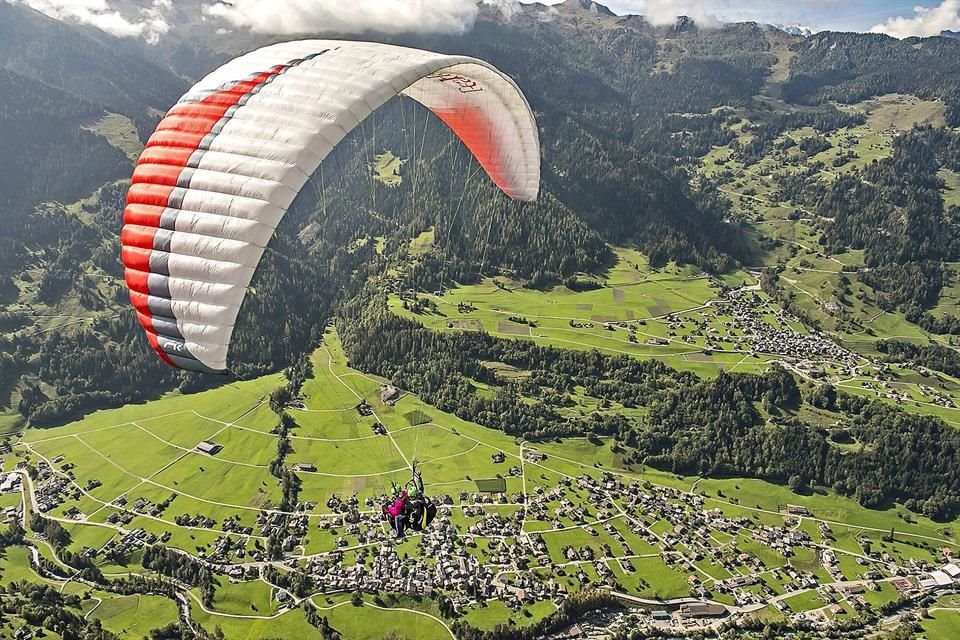 Practica parapente.