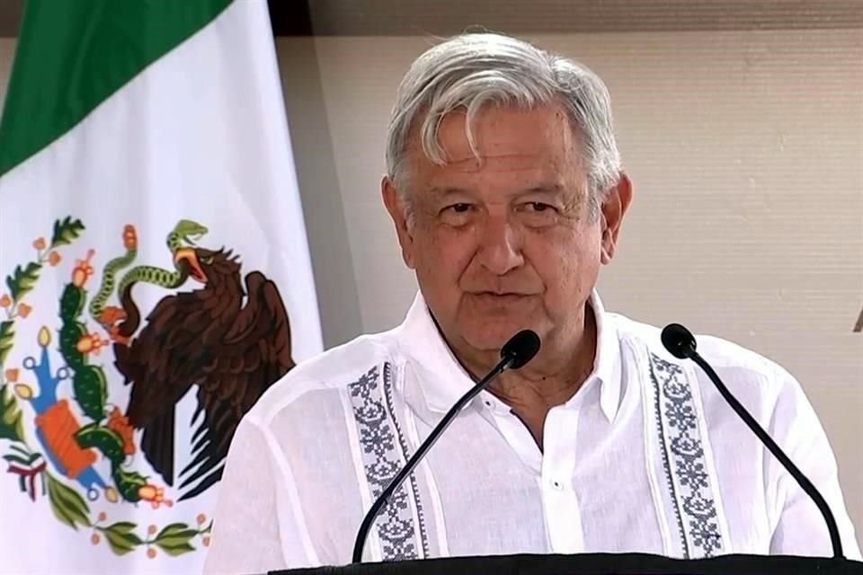 López Obrador supervisó este sábado la construcción de la Autopista Barranca Larga-Ventanilla en Oaxaca.
