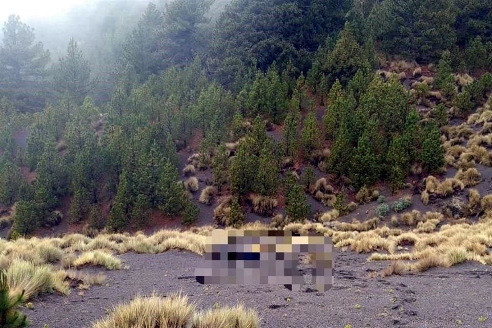 La víctima fue hallada en el área de las antenas y el picacho, en la parte más alta del Nevado.