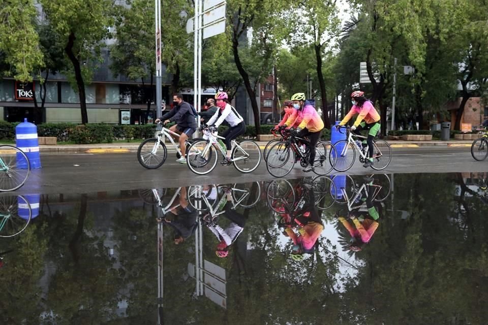 El Gobierno local destina apenas $18 millones de pesos para infraestructura ciclista y peatonal.