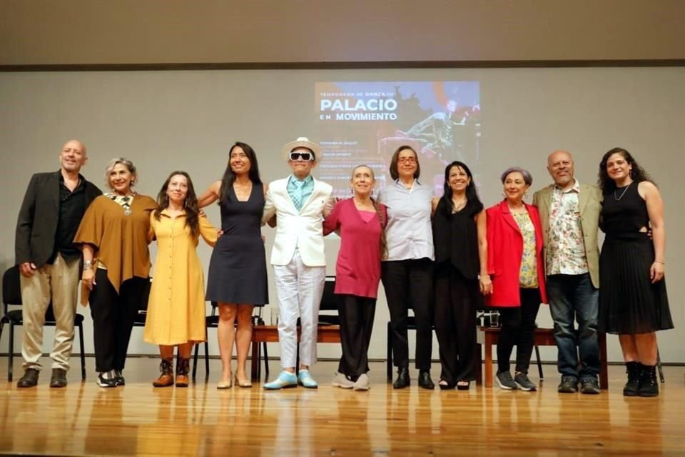 La 'Temporada de Danza: Palacio en movimiento' fue presentada este miércoles por coreógrafos y bailarines invitados.