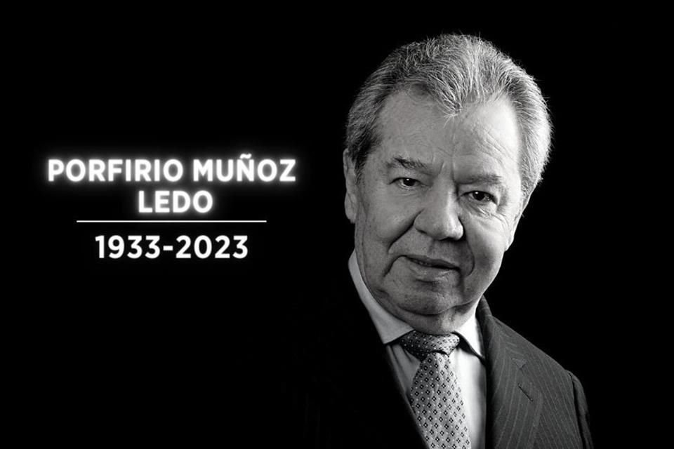 Porfirio Muñoz Ledo murió la madrugada de este domingo en su casa.