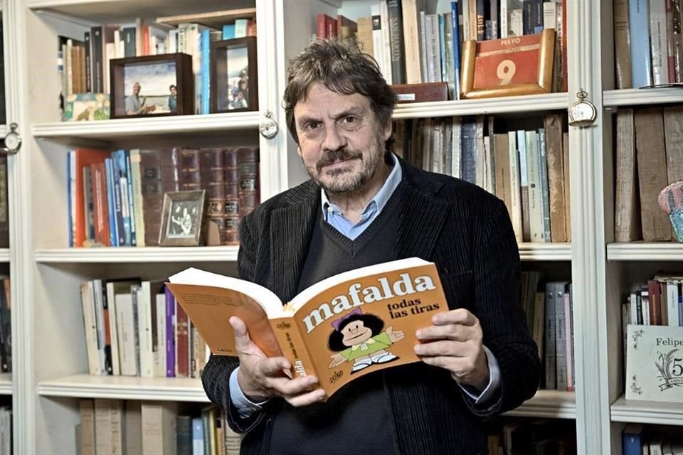 El escritor Felipe Pigna (en foto) y la historietista Maitena forman parte del documental 'Releyendo a Mafalda'.