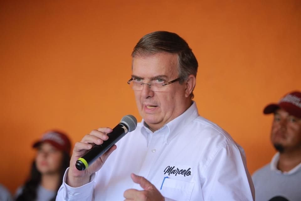 Marcelo Ebrard en Atizapán.