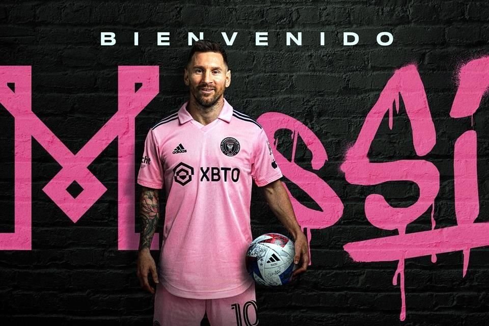 Lionel Messi ya lució los colores del Inter Miami.