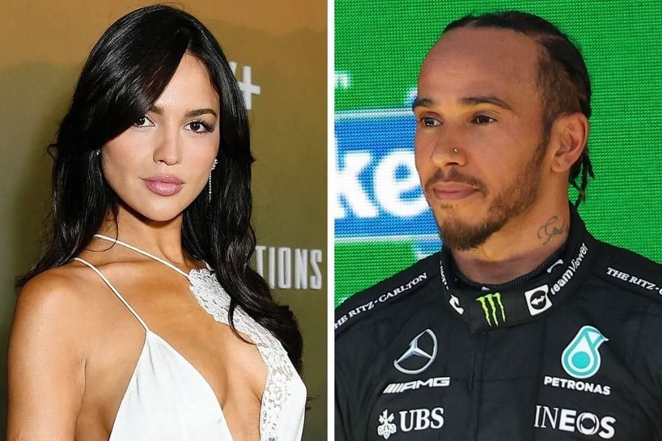 Lewis Hamilton y Eiza González fueron captados vacacionando en un bote en Ibiza.