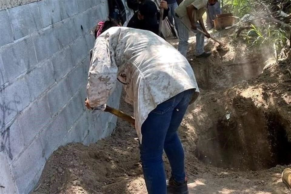 Colectivo Amor por los Desaparecidos de Tamaulipas ha encontrado en diez fosas clandestinas alrededor de 20 cadáveres en Reynosa. Crédito: Cortesía