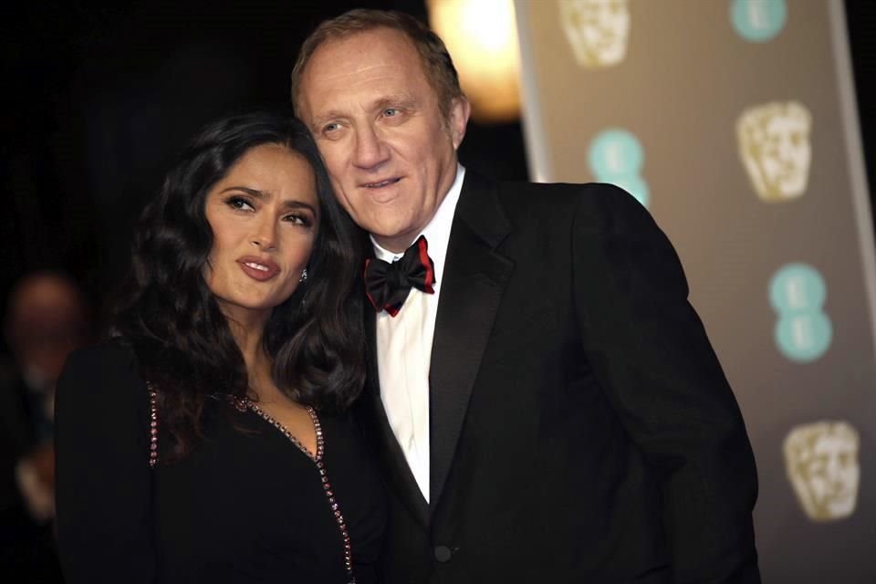 La mexicana Salma Hayek y su esposo, François-Henri Pinault, presidirán la cena anual Caring for Women, contra temas como la agresión sexual.