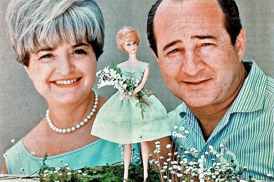 Ruth Handler y su esposo Elliot Handler, cofundador de Mattel.