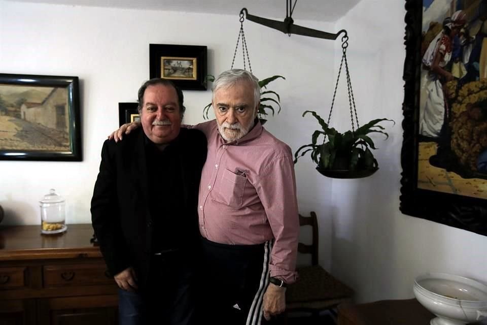 Ignacio Solares y José Gordon en comunión literaria