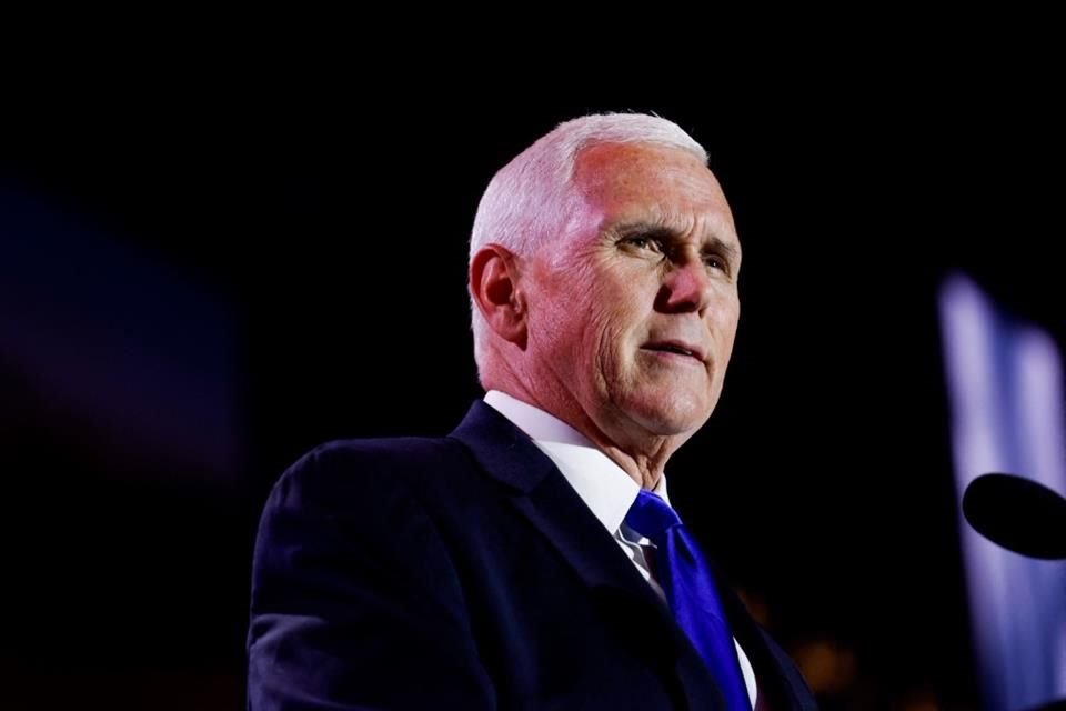 Mike Pence durante la Cumbre de Cristianos Unidos por Israel, el 17 de julio en Arlington, Virginia.