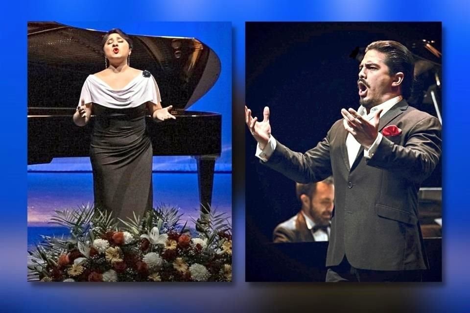 Egresados de Monterrey Summer Opera Academy, Daniela Cortés (izquierda) y Fernando Cisneros (derecha) cursan actualmente un programa que dirige la célebre mezzosoprano Dolora Zajick en Nevada.