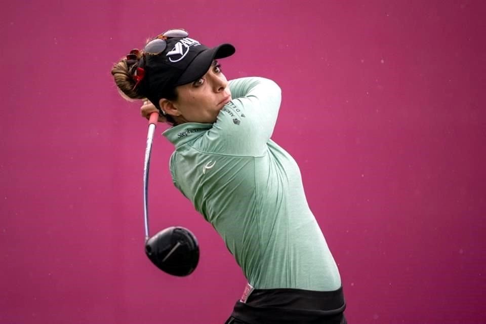 Gaby López finalizó la tercera ronda del Evian Championship como novena.