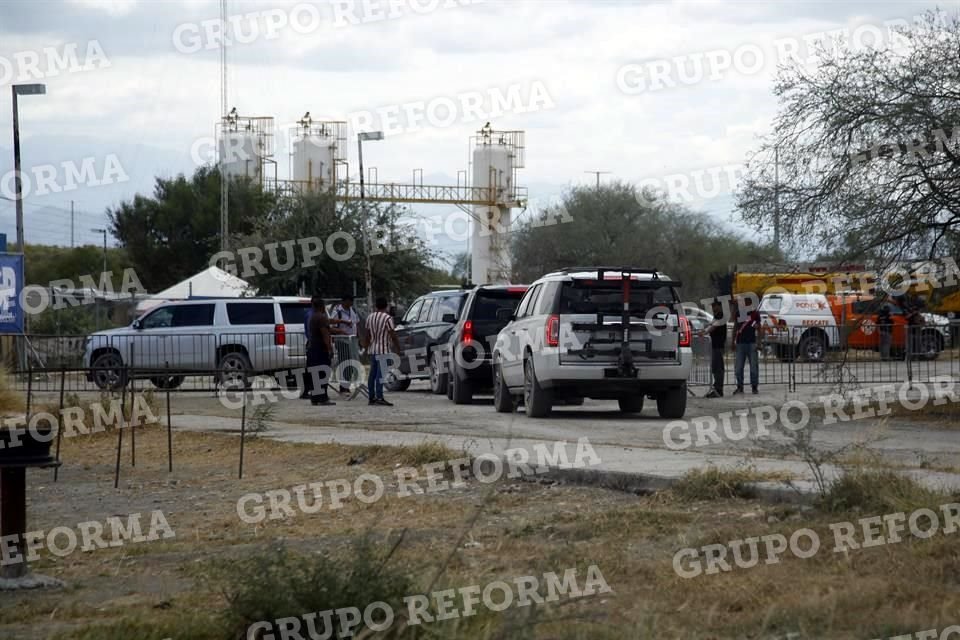 El Presidente Andrés Manuel López Obrador llegó a la planta de bombeo número 3, en Cadereyta.