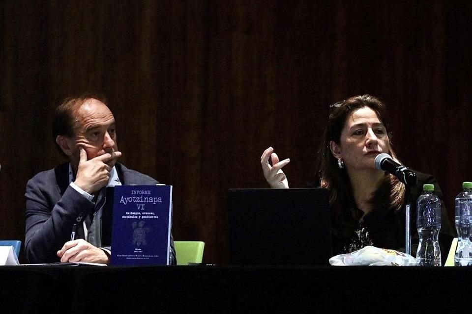 Carlos Beristain y Ángela Buitrago, integrantes del GIEI.