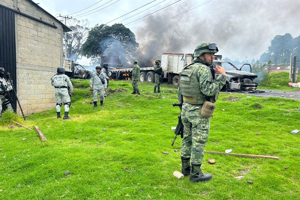 El Ejército halló dos aserraderos clandestinos más en medio de la violencia que se desató entre la GN y talamontes, en Huitzilac, Morelos.