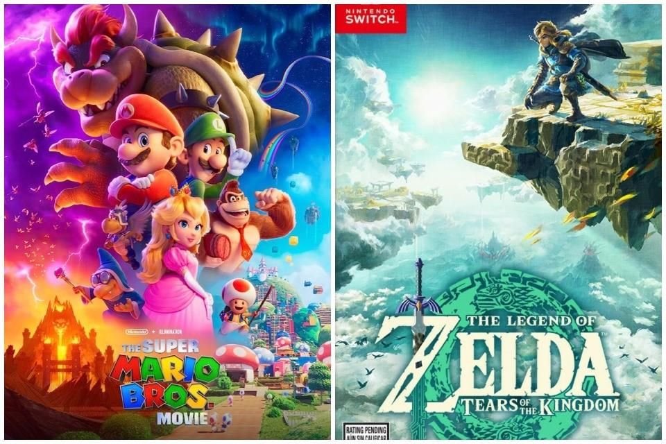 La película de Super Mario Bros. y el videojuego The Legend of Zelda: Tears of the Kingdom levantaron los ingresos de Nintendo.