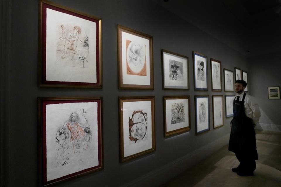 También estárá a la venta la colección de arte de Mercury, con obras de Pablo Picasso, Salvador Dalí y Marc Chagall.