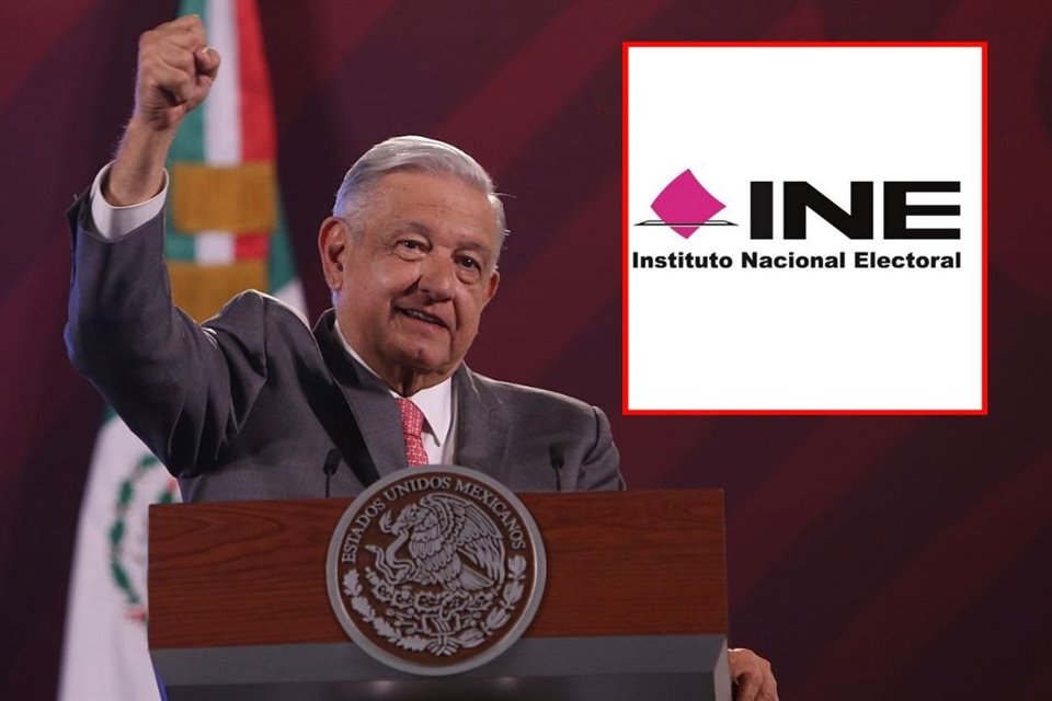 AMLO ha desacatado 12 veces las restricciones impuestas por el INE para que no hable sobre proceso electoral de 2024 en sus conferencias.