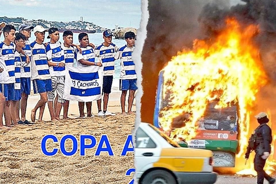 Tras participar en torneo de Acapulco, equipo de futbol de Ixtapaluca fue interceptado por grupo criminal que los desvió de camino.