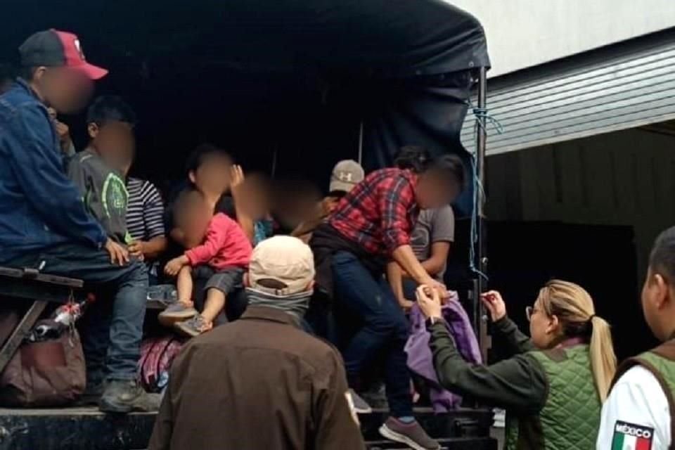 Los migrantes se encontraban retenidos en un inmueble ubicado en la Colonia San Gabriel Tetzoyocan, en Yehualtepec, Puebla.