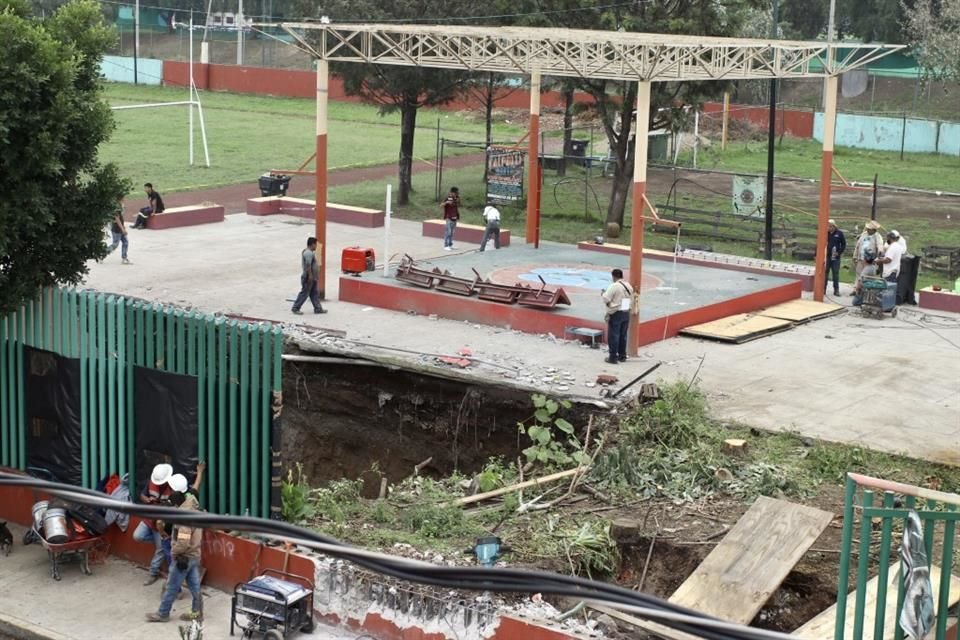 El inmueble, ubicado en la GAM, albergaba el gimnasio de box, las oficinas administrativas y unos sanitarios.