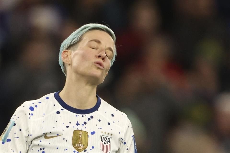 Megan Rapinoe falló el penal y selló la derrota del cuadro de las barras y las estrellas.