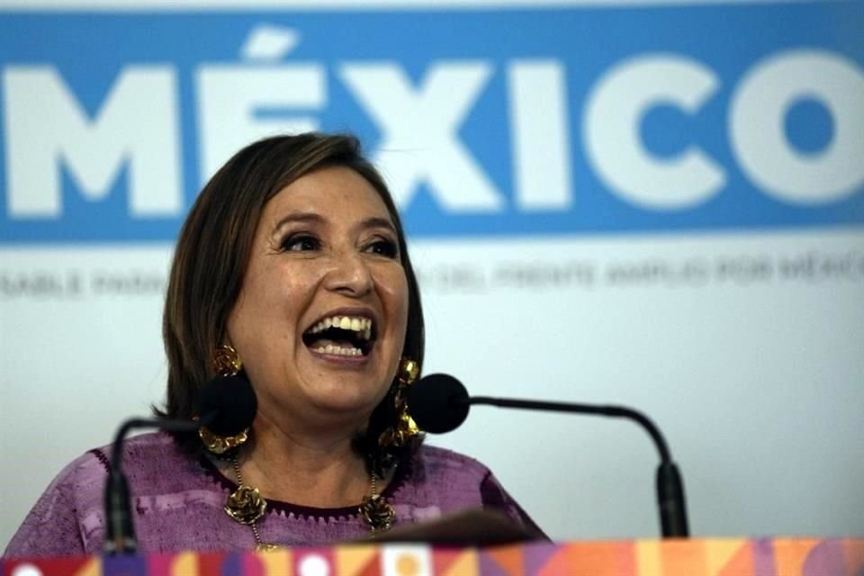 Xóchitl Gálvez sumó 554 mil 699 firmas y terminó primera en la carrera por la postulación del Frente a la Presidencia.