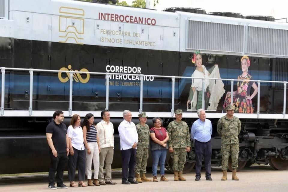 El Corredor Interoceánico busca unir por vía férrea a Coatzacoalcos con Salina Cruz.