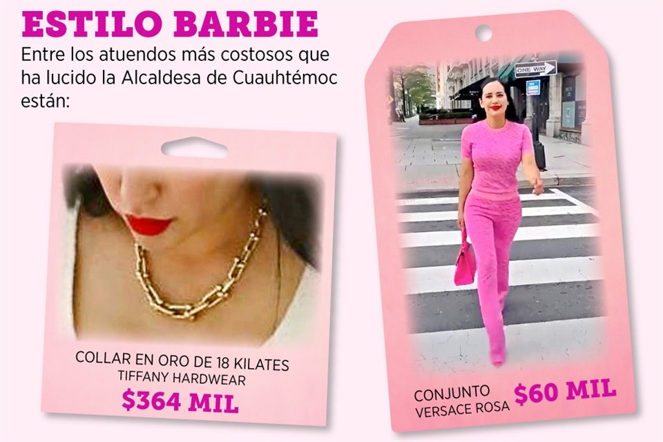  En dos meses, la Alcaldesa de la Cuauhtémoc, Sandra Cuevas, gastó casi 800 mil pesos en prendas y accesorios de lujo y sin repetir atuendos.