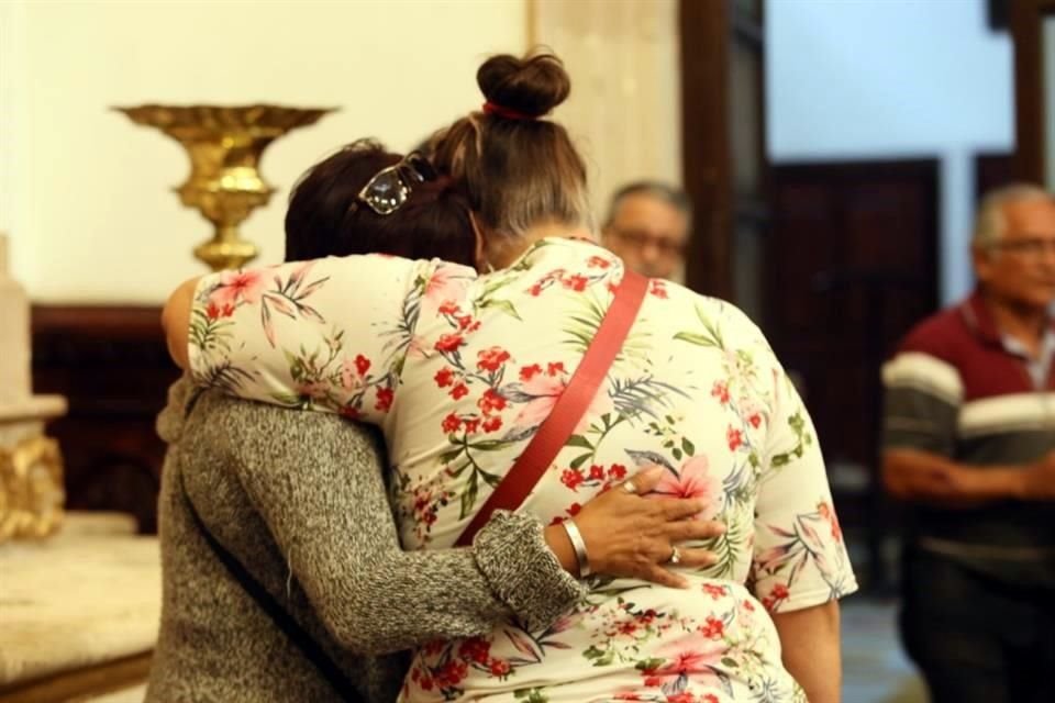 Ayer se celebró una misa para pedir por los cinco jóvenes desaparecidos.