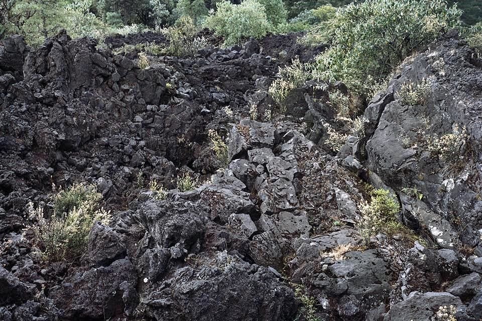 PABLO LÓPEZ LUZ: 'Volcán Paricutín VII' (2018). Impresión digital, inyección de tinta.