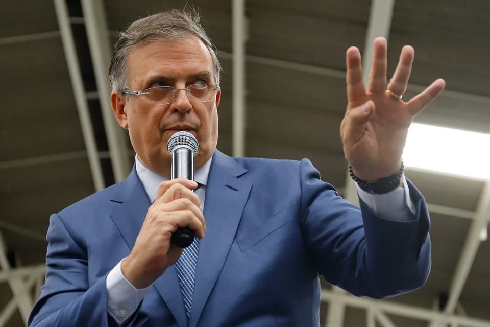 Marcelo Ebrard, aspirante presidencial de Morena.