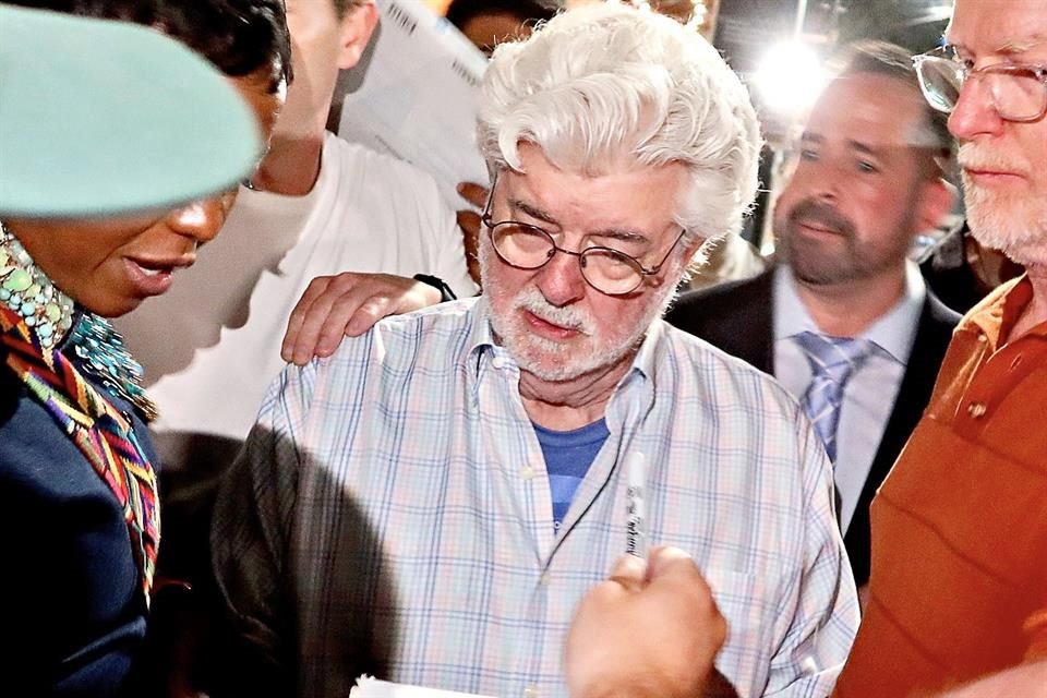 El creador de 'Star Wars', George Lucas, de 79, no podía faltar.
