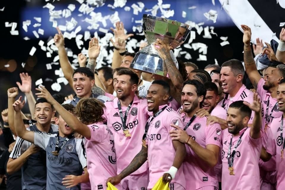 El Inter Miami levanta la primera edición de la Leagues Cup que disputaron todos los equipos de la MLS y Liga MX.