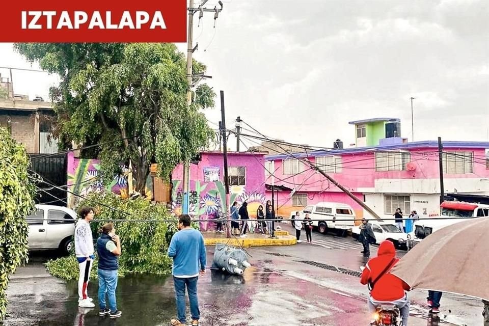 Lluvias en Iztapalapa