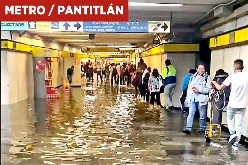 Diversas inundaciones y fuertes daños materiales se registraron tras la tormenta que azotó a la CDMX ayer por la tarde.