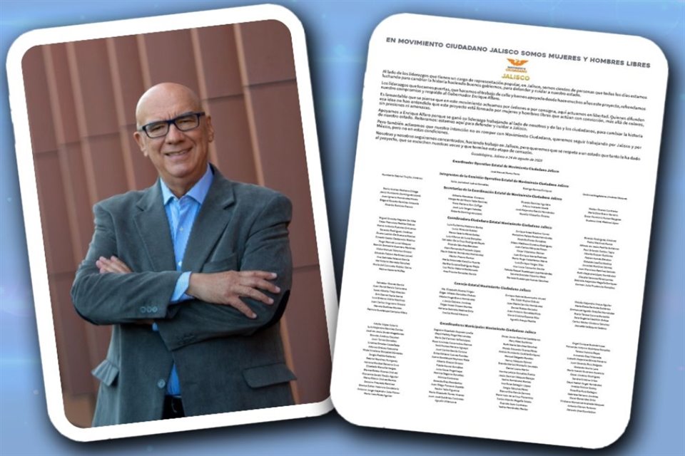 Dirigentes de Movimiento Ciudadano en Jalisco exigieron a Dante Delgado terminar con etapa de 'cerrazón' en que cayó la dirigencia nacional.