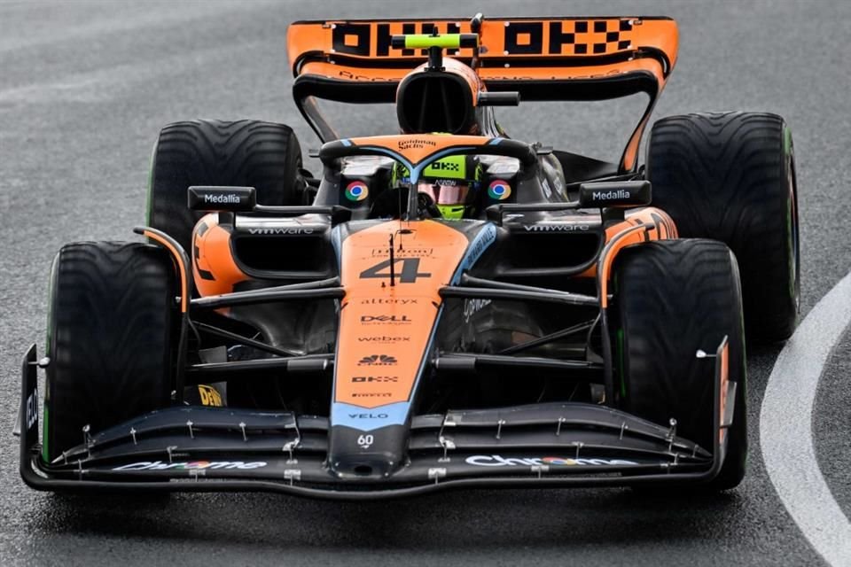 Lando Norris tuvo un buen desempeño en la qualy.