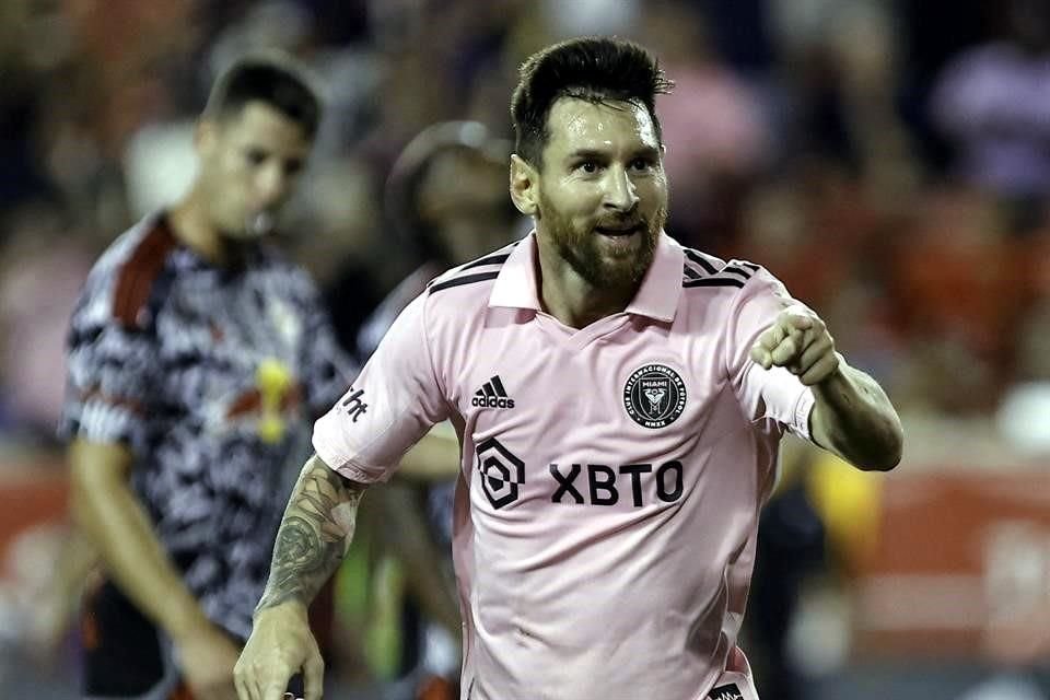 Lionel Messi suma gol con el Inter Miami.