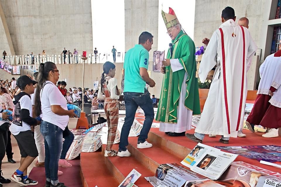 Francisco Robles, Cardenal de Jalisco, aseguró que personas desaparecidas no son un número o estadística tachable en tiempos electorales.