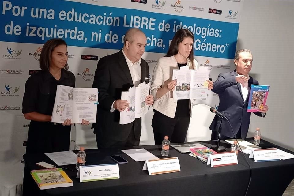 En la Ciudad de México suman 400 amparos promovidos en contra de los libros de texto gratuitos, informó la vocera de la UNPF.