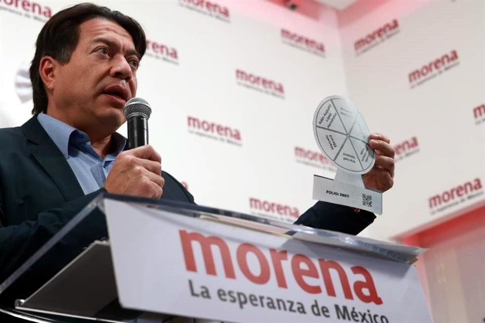 Mario Delgado, presidente nacional de Morena.