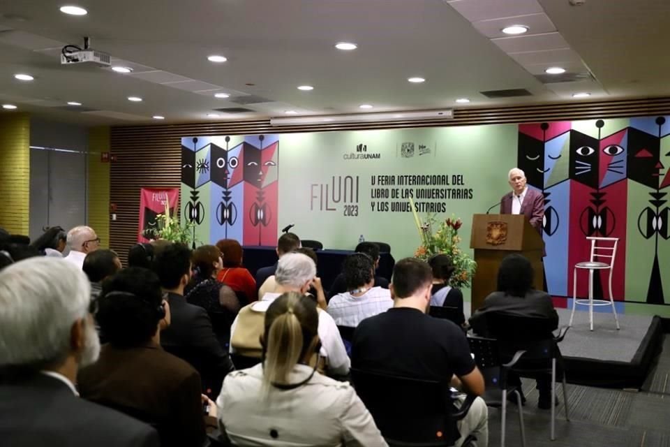 La inauguración de la Feria Internacional del Libro de las Universitarias y los Universitarios (Filuni) se llevó a cabo en el Centro de Exposiciones y Congresos de la UNAM.