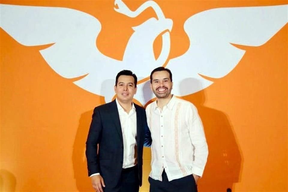 Álvarez Maynez presentó como nuevo integrante de la bancada a Pedro Armentía, diputado de Campeche y plurinominal del PRI.