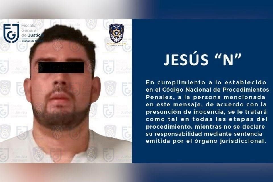 Jesús 'N' es identificado como líder de un grupo generador de violencia, sobre todo, en la zona sur con delitos de alto impacto como narcomenudeo, secuestro, extorsión, cobro de piso y distribución de droga. 